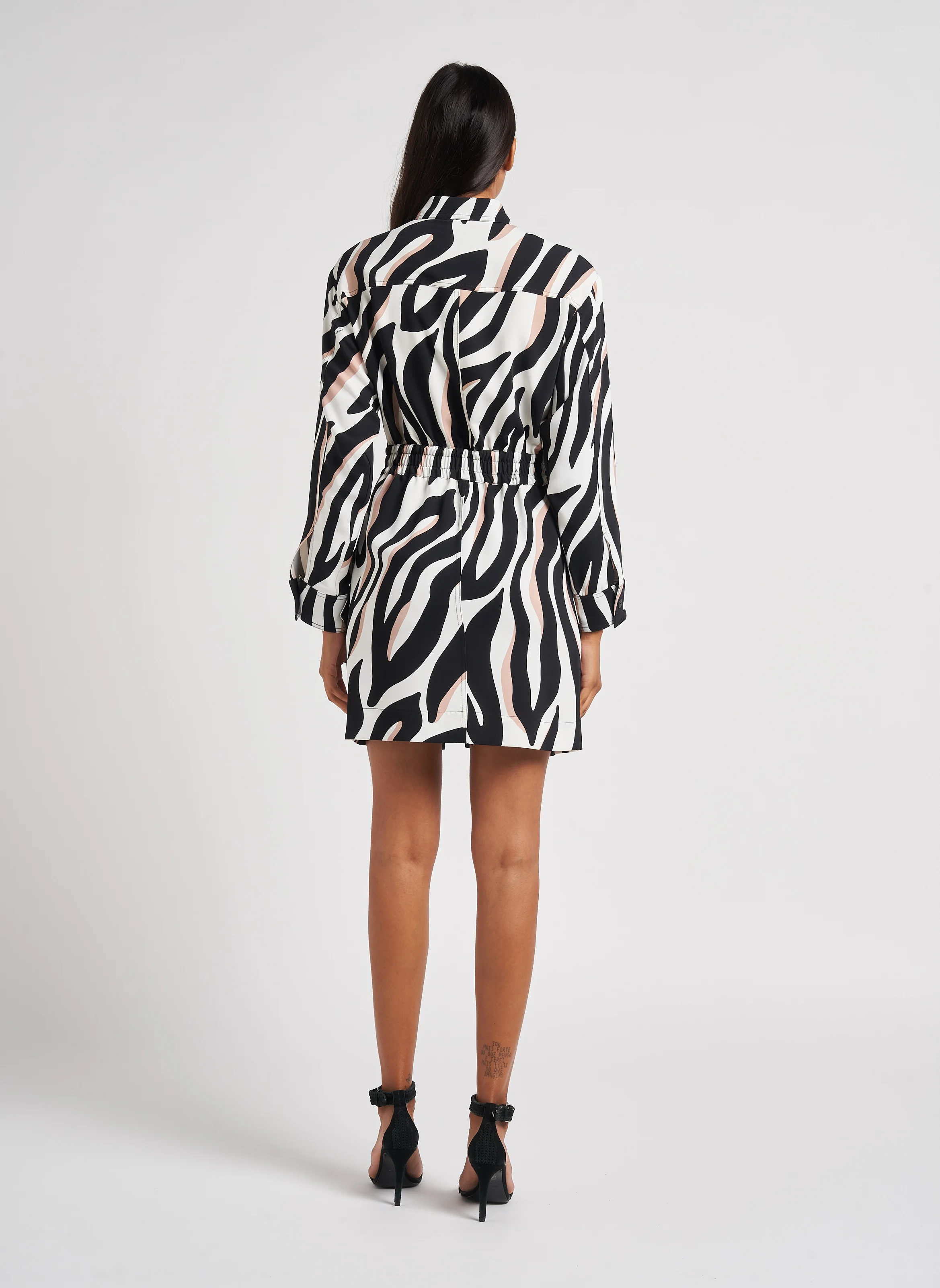 ANNIN - Robe courte imprimée | Multicolore