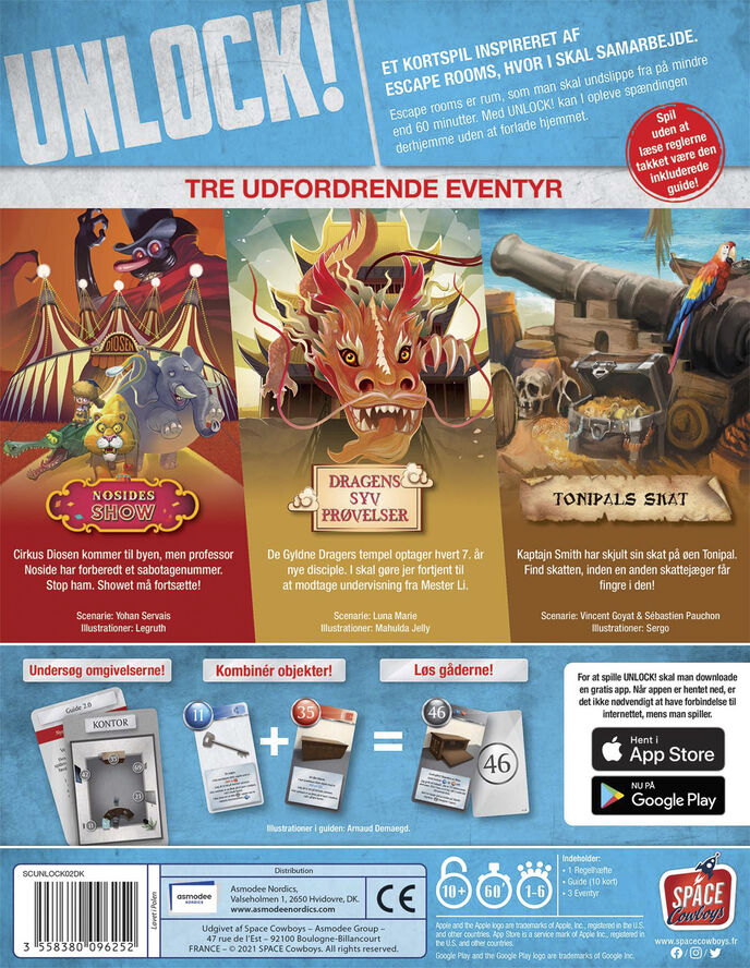 Diverse spil Unlock 2 DK