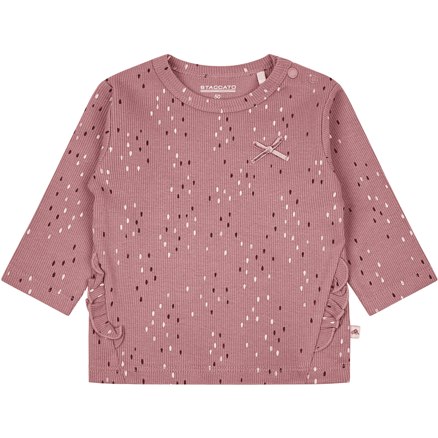 STACCATO Shirt soft violett gemustert