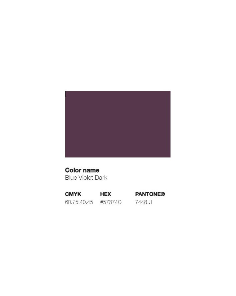 Violet Bleu Fonce