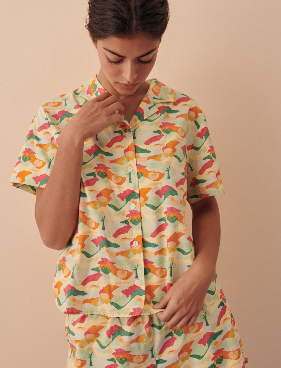 Set pyjama - echappee jaune tulipe