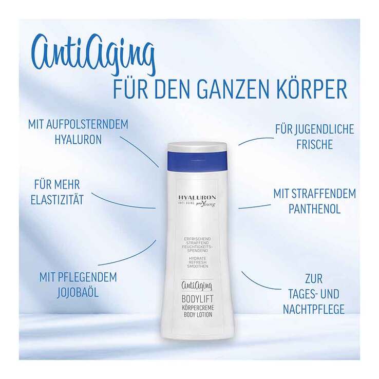 Hyaluron Proyoung Bodylift Anti-Aging Körpercreme, 300 ml