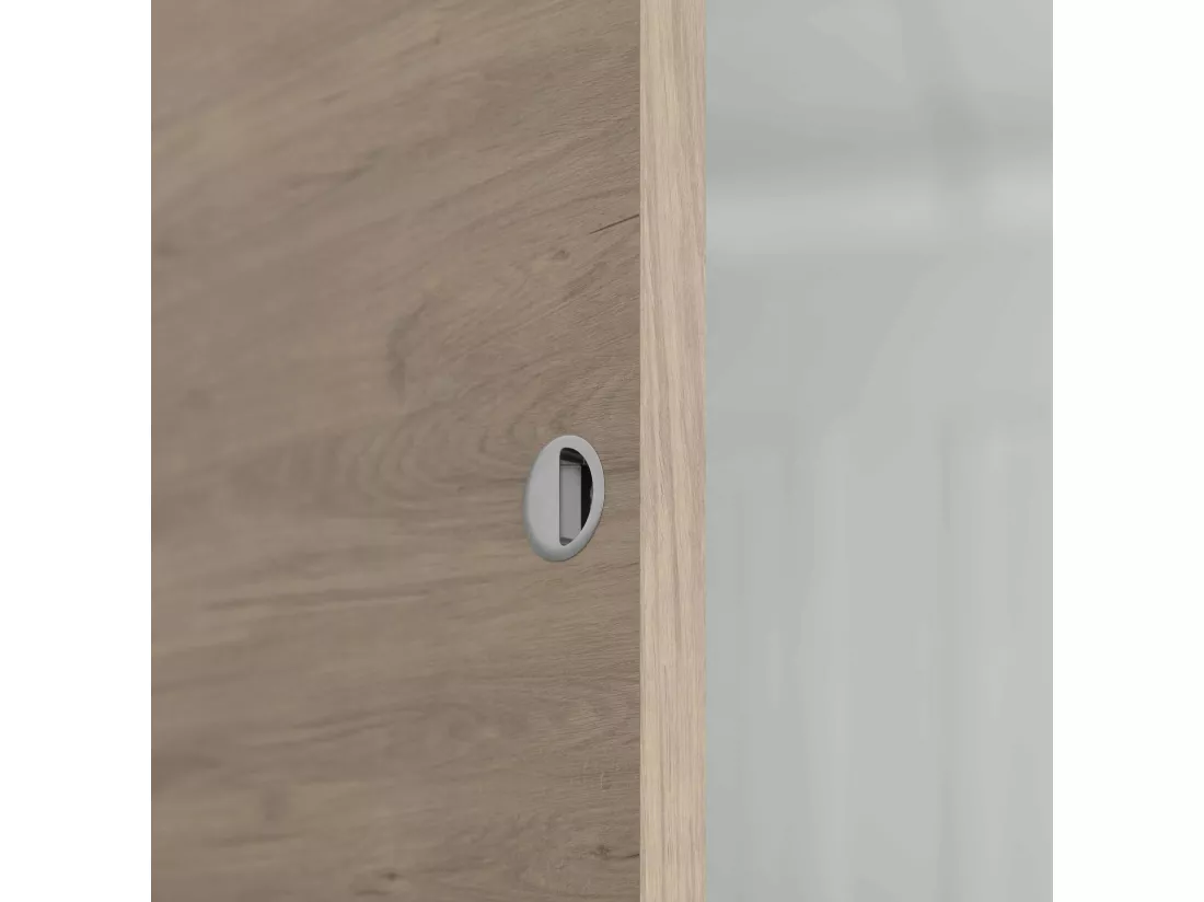 Porte Coulissante avec Rail - Denver 83 cm - Sans butée