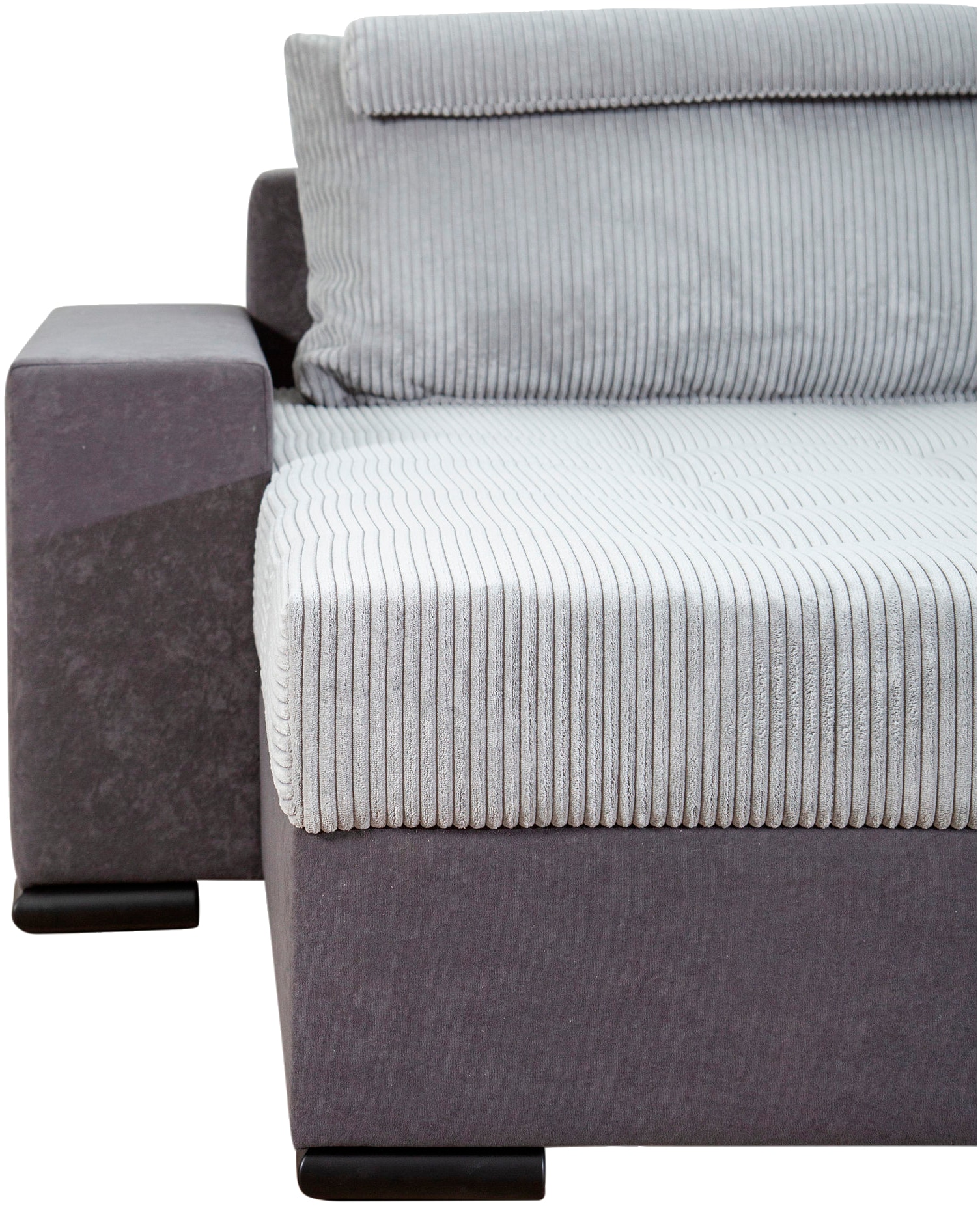 COLLECTION AB Wohnlandschaft »Josy XXXL-Relax U-Form, B: 352 cm« mit Bettfunktion, Bettkasten & 2 Nackenkissen, Federkern