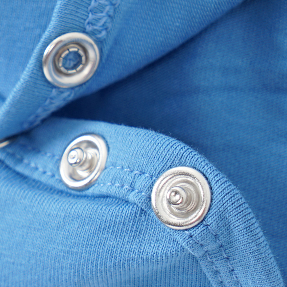Famy 5 Baby Bodys in verschiedenen Farben dunkelblau / hellblau