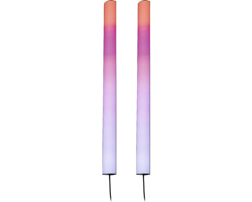 EntertainLED Lightbar Dynamic 2-pack 2x48 lm H 60,5 cm RGB kleurverandering met geheugenfunctie + afstandsbediening