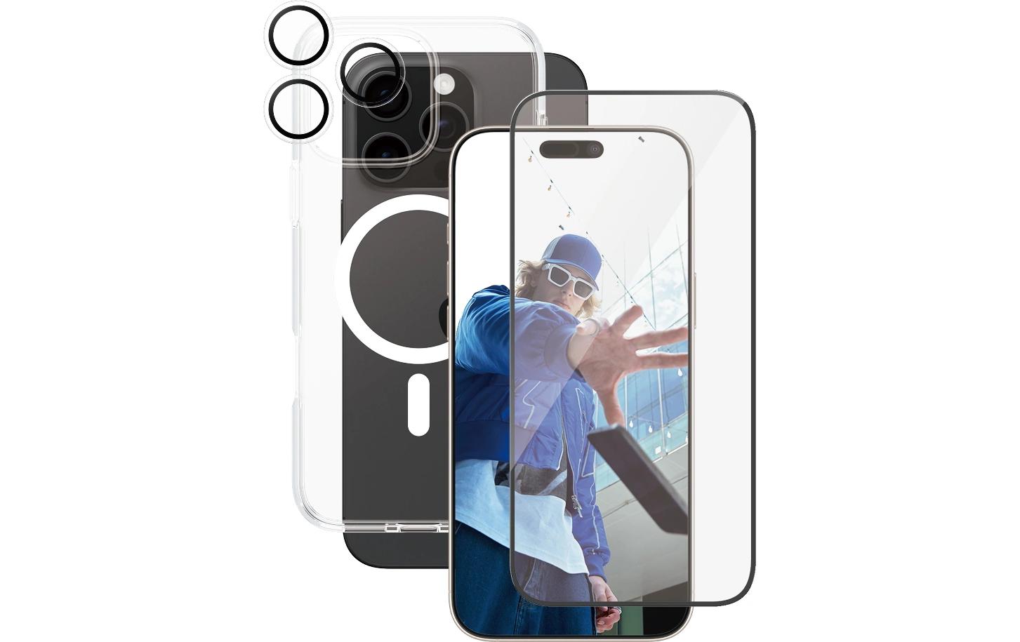 B1340+2864+1286PanzerGlass B1340+2864+1286 Display-/Rückseitenschutz für Smartphones Klare Bildschirmschutzfolie Apple 1 Stück(e)