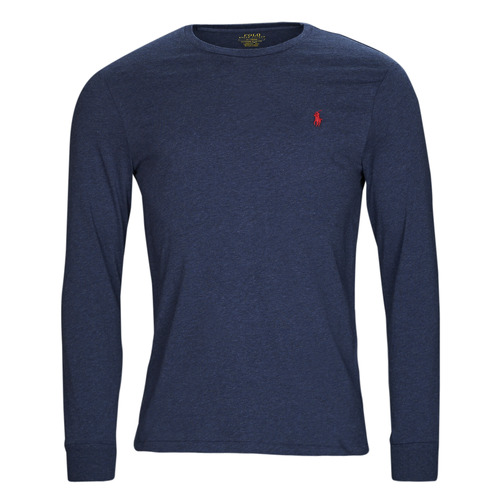 Polo Ralph Lauren - K224SC08-LSCNCMSLM5-LONG SLEEVE-T-SHIRT Azul / Spring / Navy / Heather