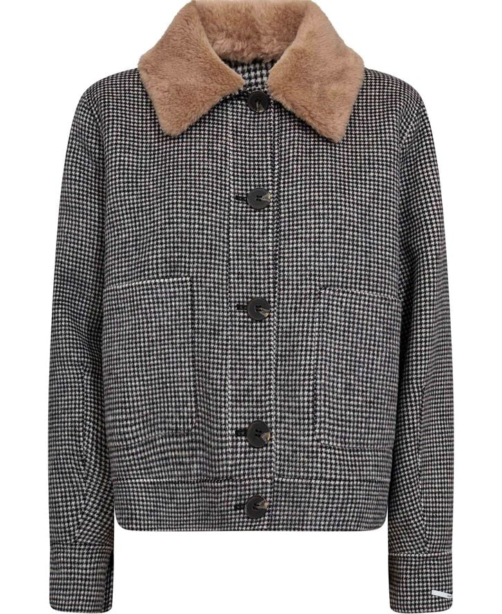 Marella MORRIS Pea Coat - Wool blend Black
