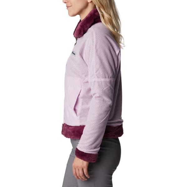 Veste polaire randonnée COLUMBIA BUNDLE UP FULL ZIP FLEECE MARIONBERRY