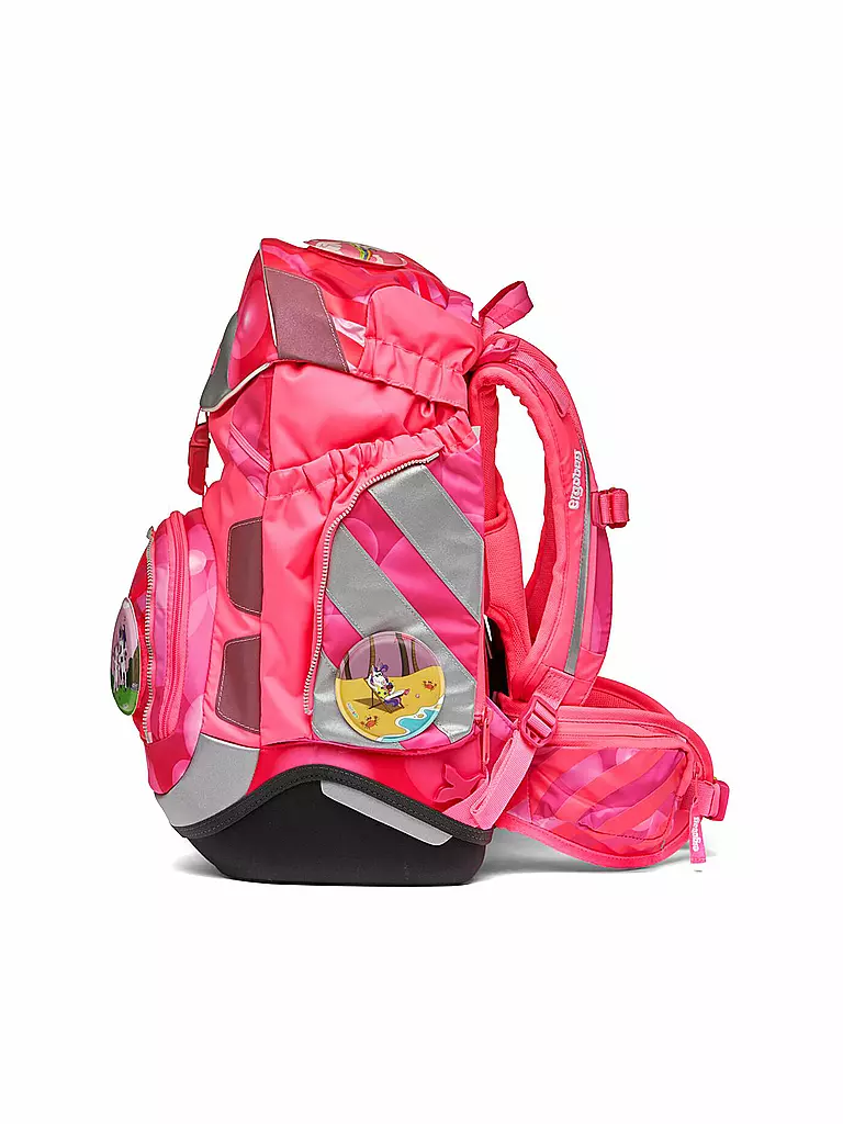 ERGOBAG Schultaschen Set 6 tlg Pack KuntBärbuntes Einhorn pink