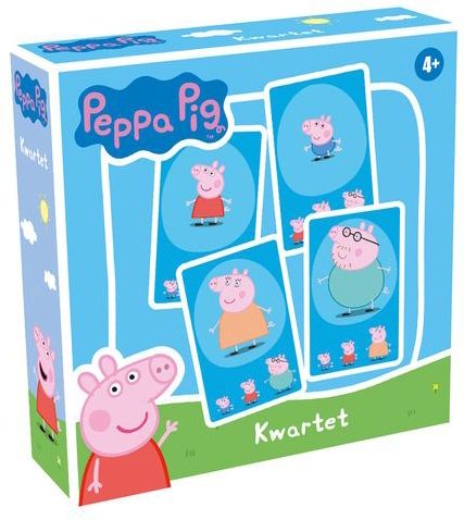 Peppa Pig - Kwartet - Spel - Dieren - Karton