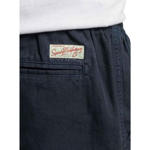 Superdry - VINTAGE OVERDYED SHORT Blanco