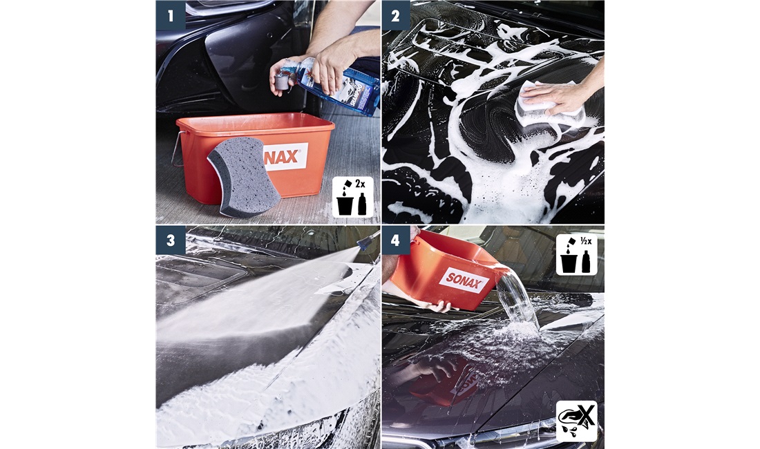 SONAX Xtreme Shampoo Wash & Dry 1L