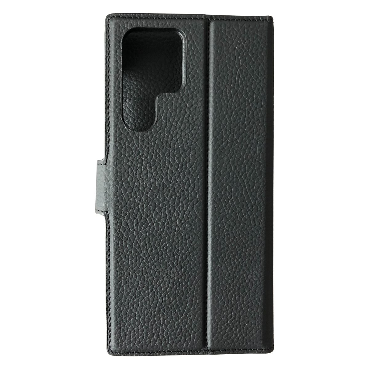 2in1 Samsung Galaxy S24 Ultra Echtleder Magnet Wallet Case Tasche Flip Cover (JOSSS24U-M01) - Schwarz