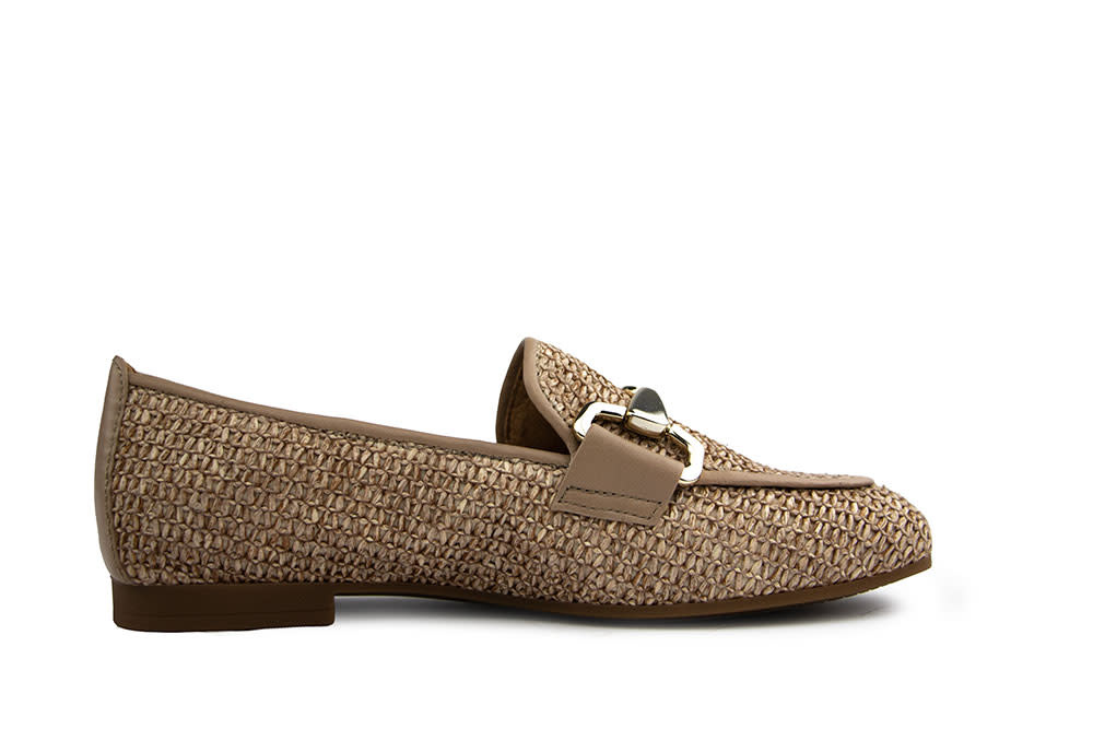 Gabor Loafer Sand Steppa Raffia