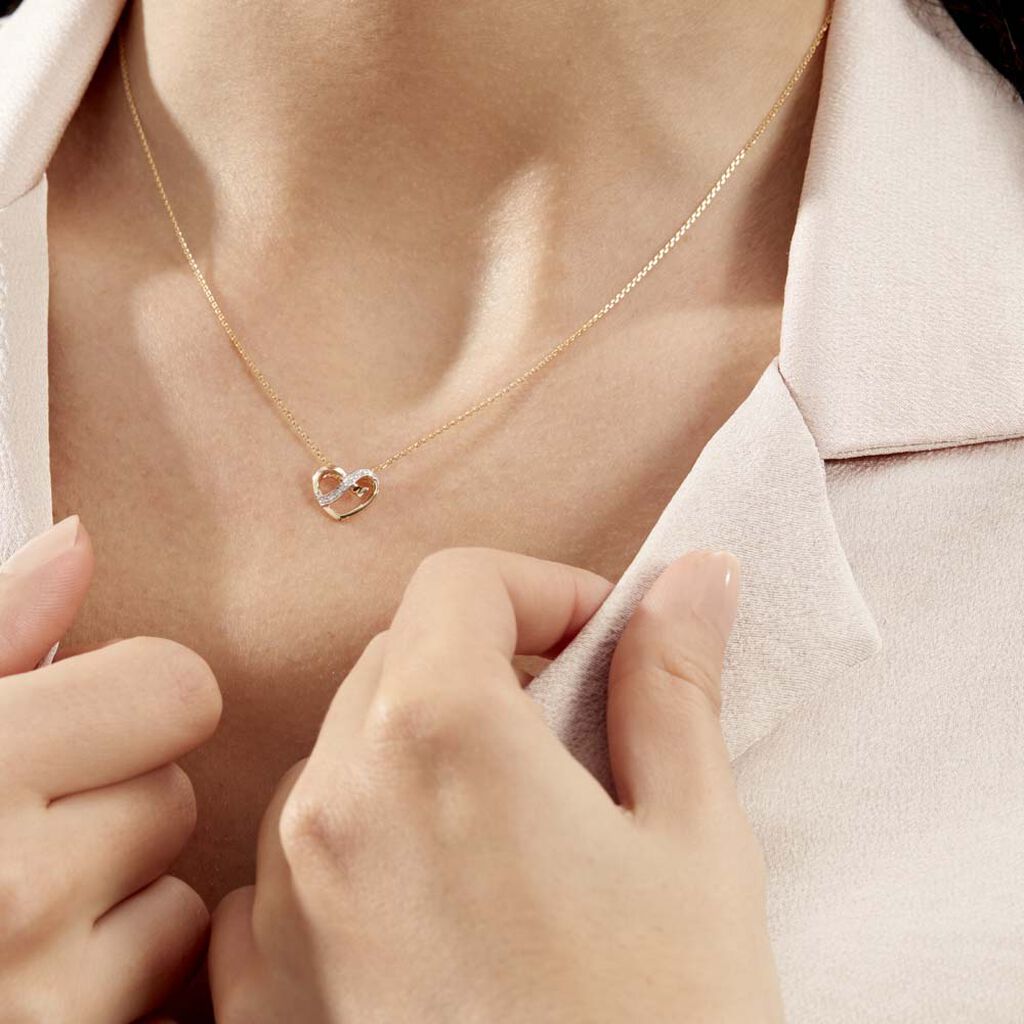 Collier Juliane Or Jaune Diamant