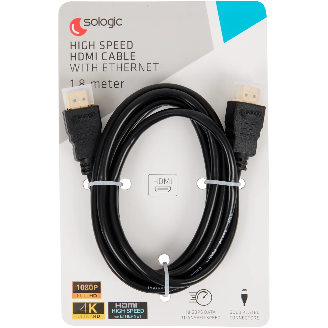 Sologic HDMI-kabel 1,8 meter