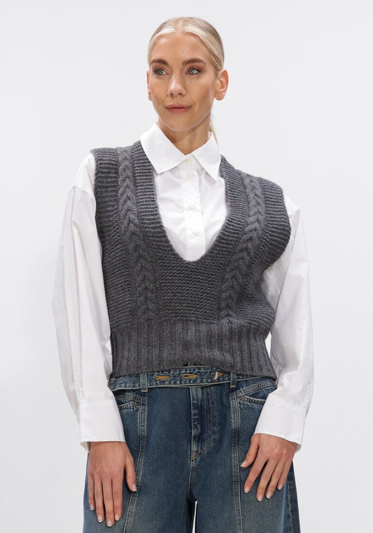 donkergrijze lisa yang spencer sallie vest