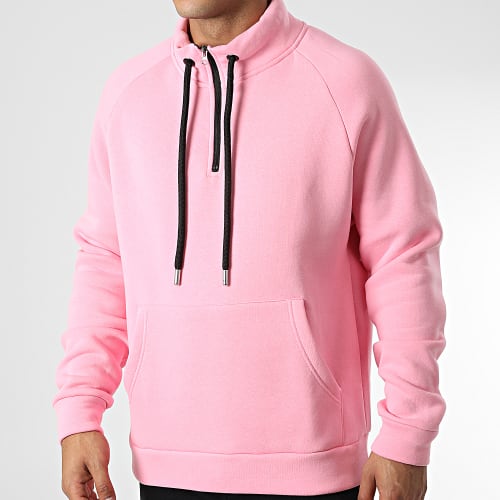 Sweat Col Zippé KL-2101 Rose