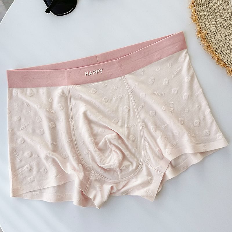 Pancherry - Boxershorts met letterprint / set