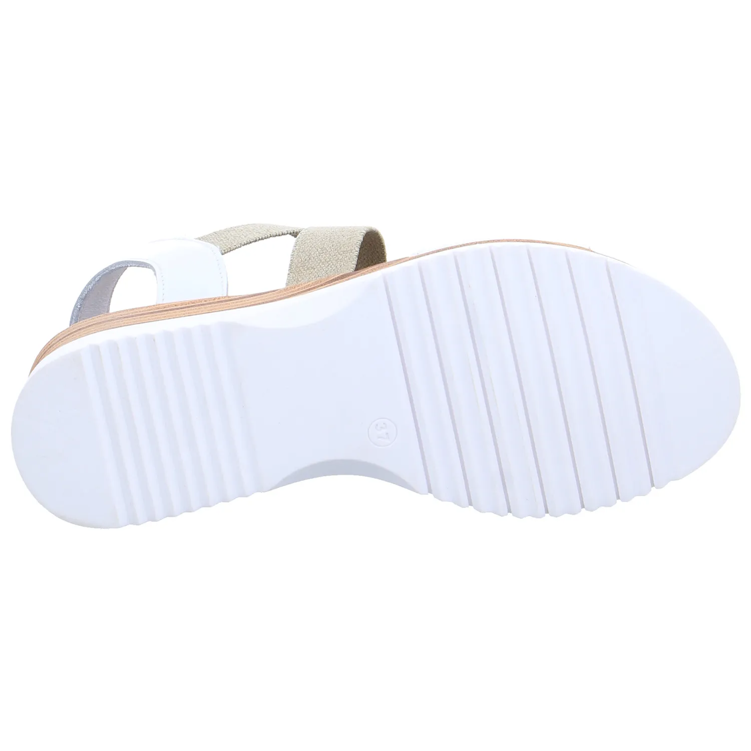 COSMOS COMFORT Sandalette Weiss Leder