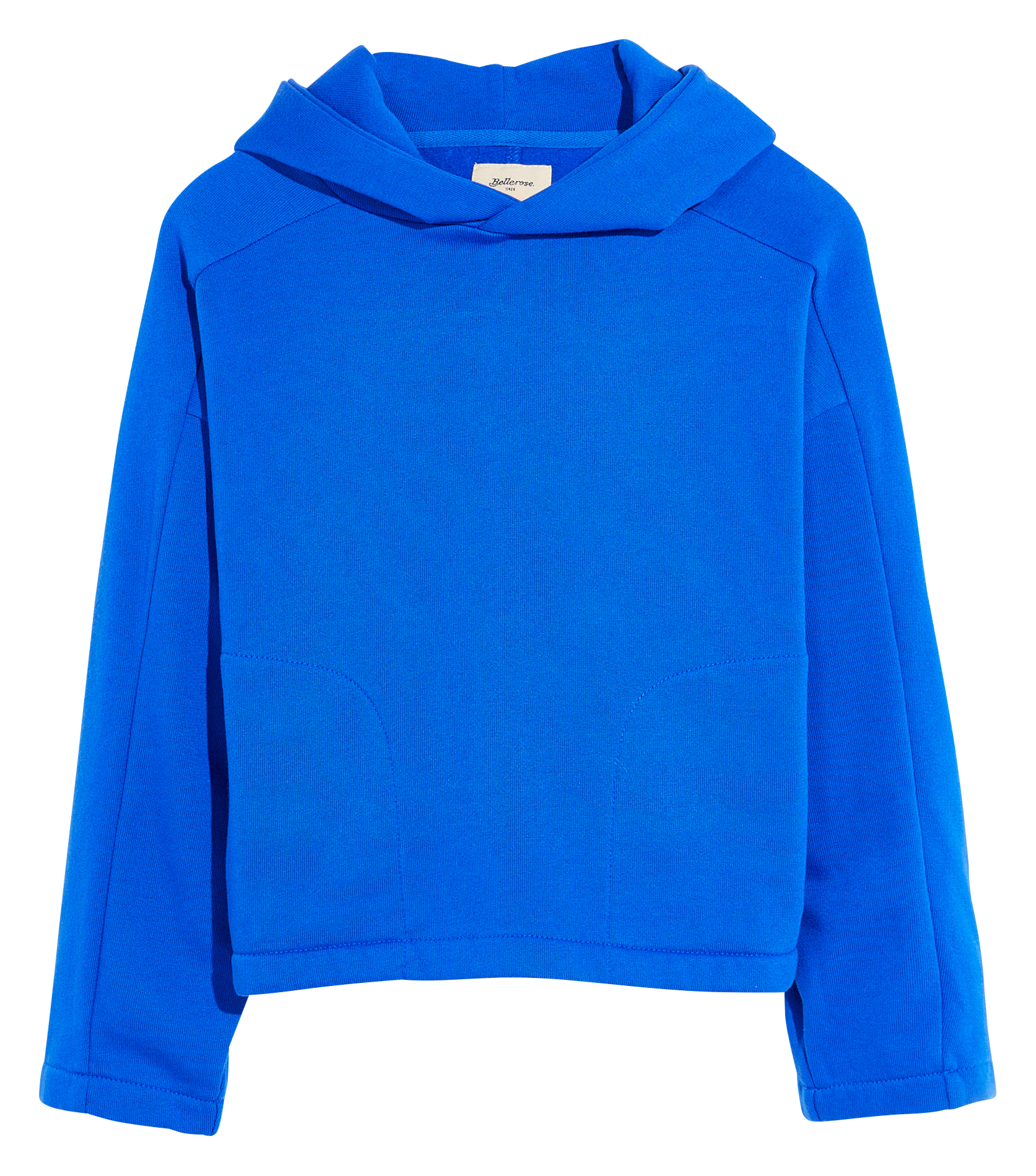 FELICA - Sweat à capuche en coton mélangé| Bleu