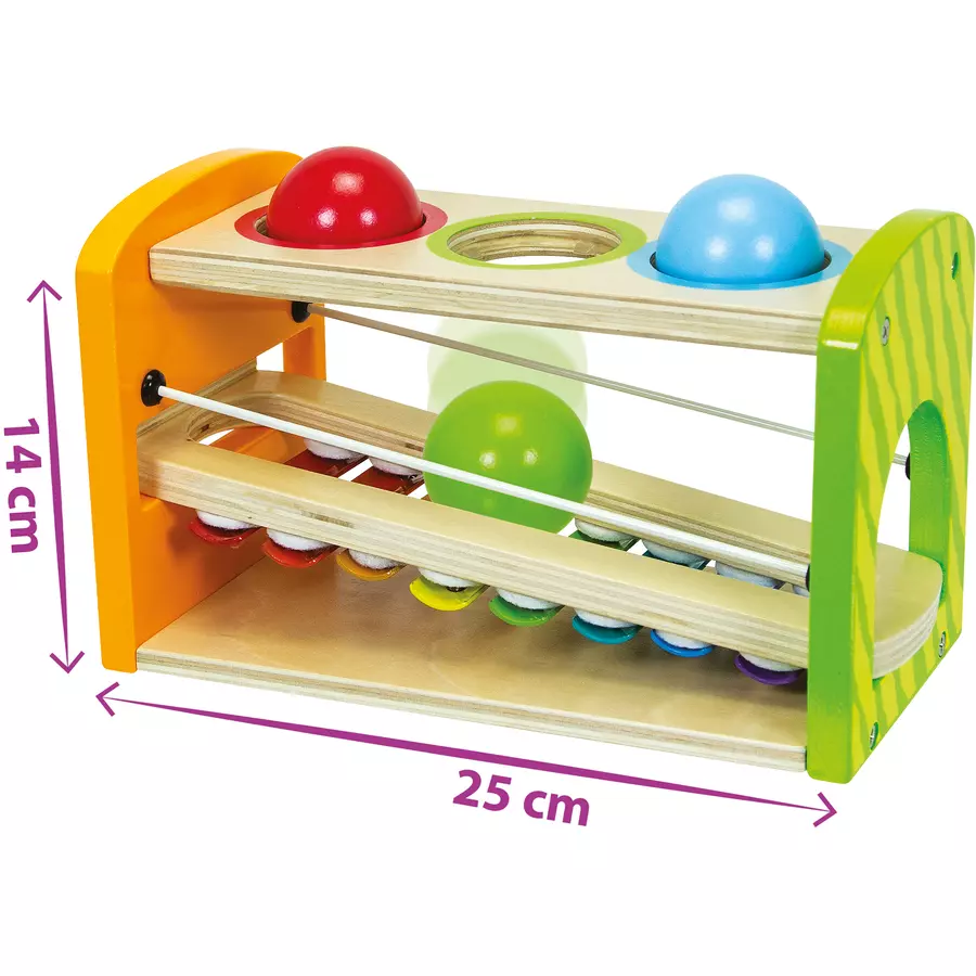 Eichhorn Color Xylophon Klopfbank
