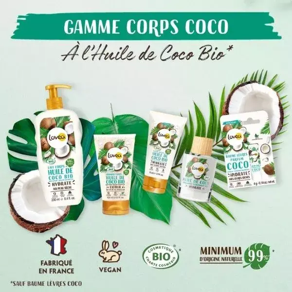 Lovea - Creme para as Mãos - Óleo de Coco Orgânico - Pele Seca 75ml