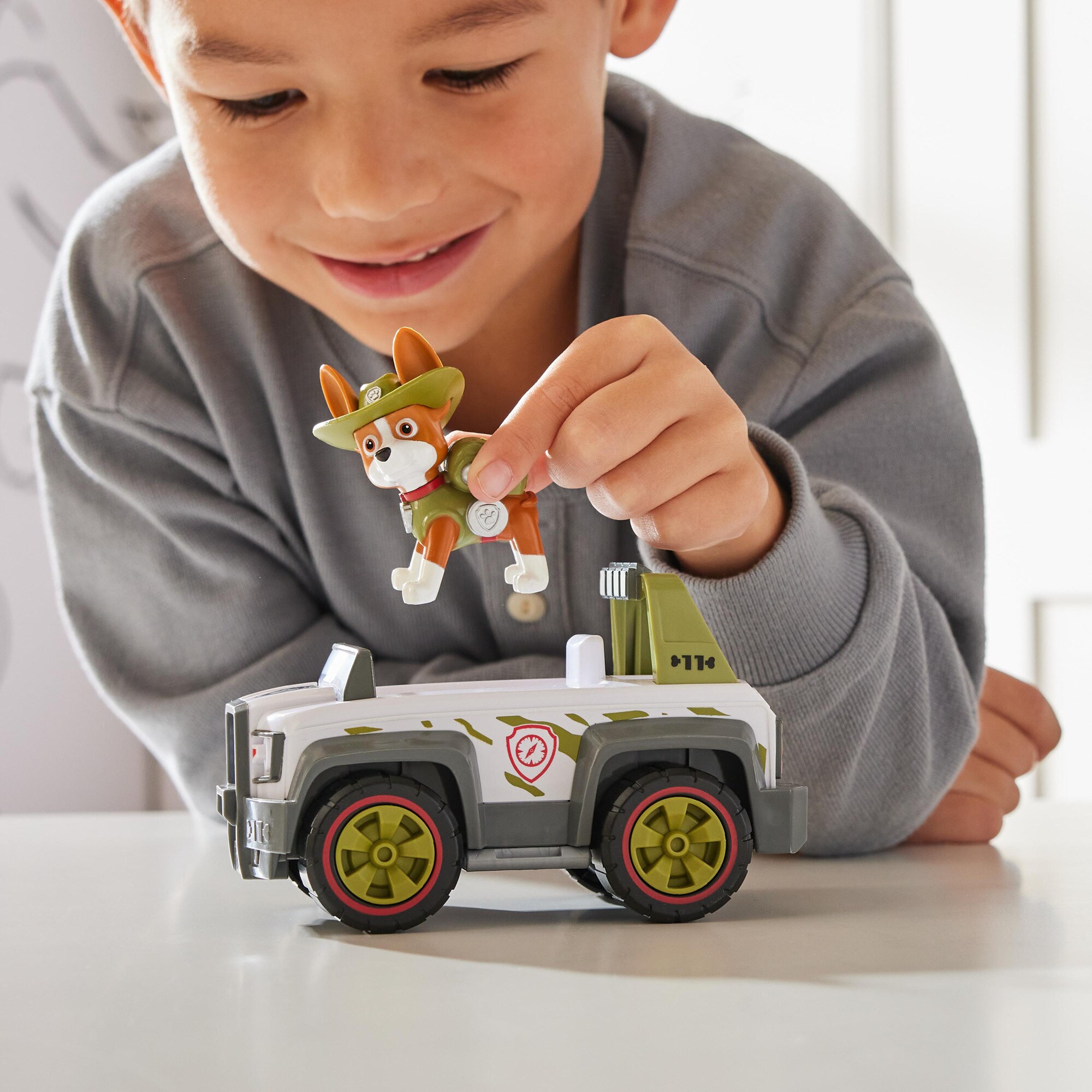 Spin Master Spielfahrzeug Paw Patrol - Dschungel-Truck mit Tracker-Figur