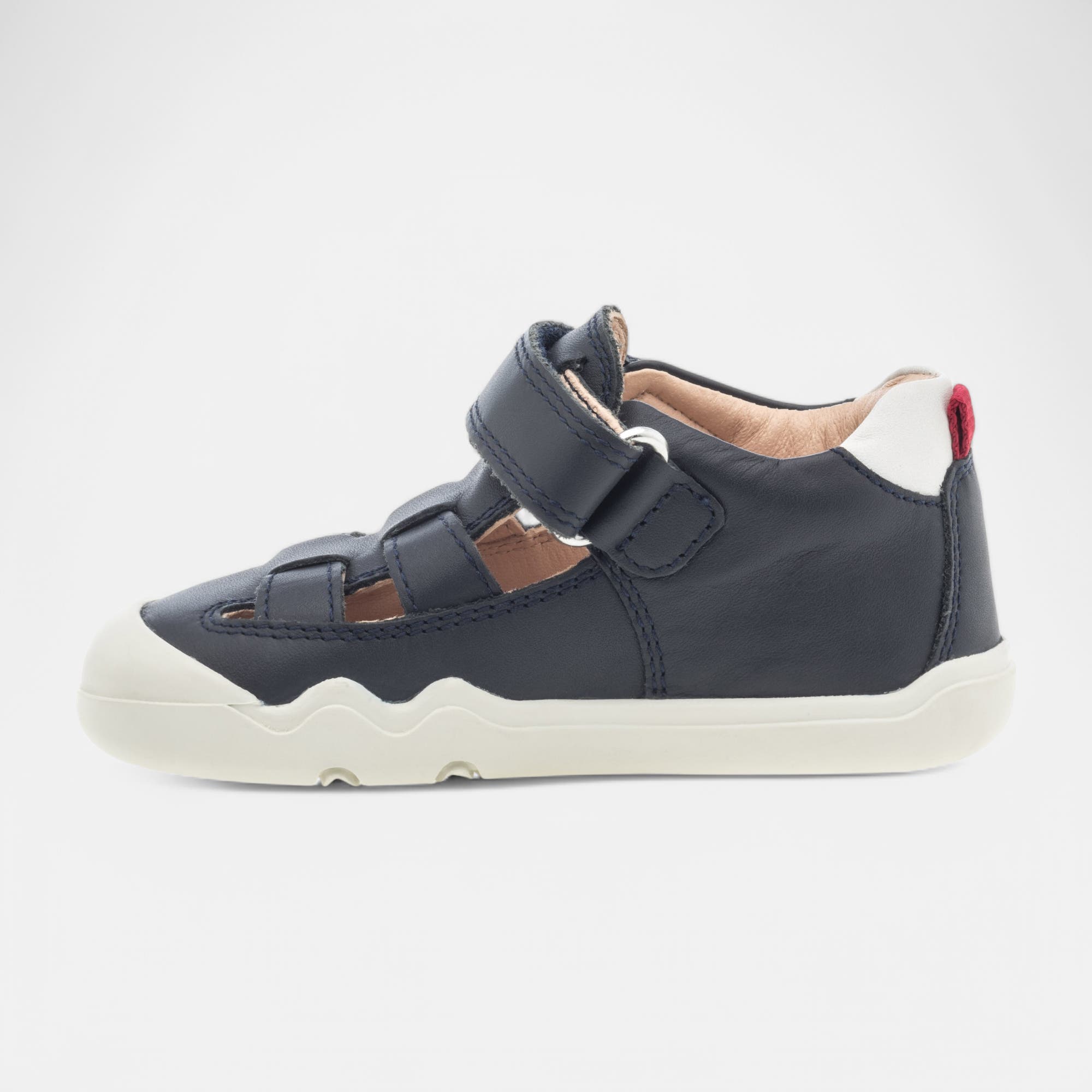 Babies Bébé garçon en cuir bleu marine