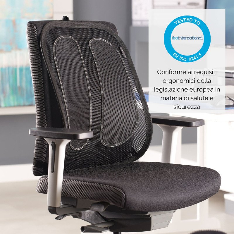 Support dorsal maille noir Professionnal Series - Fellowes