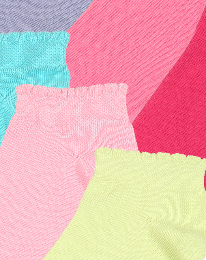 Sneaker-Socken ESSENTIAL MIX 6er-Pack in pink/türkis