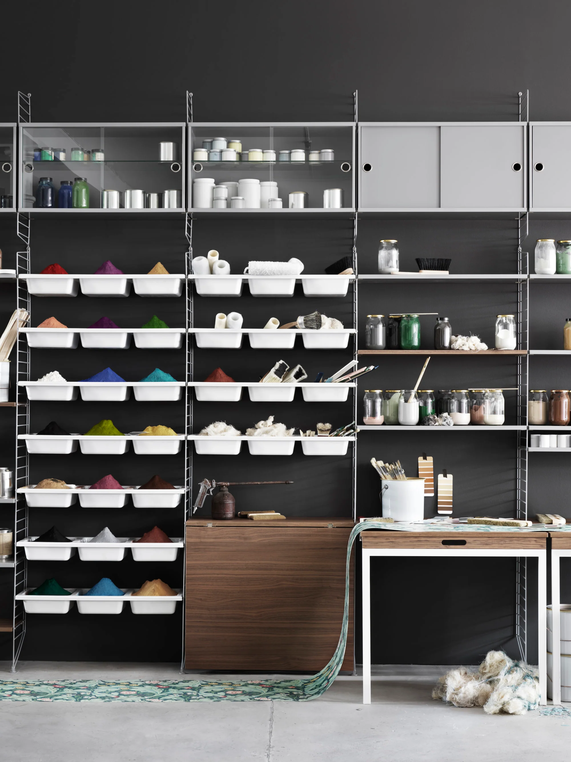 Inklapbare tafel String System