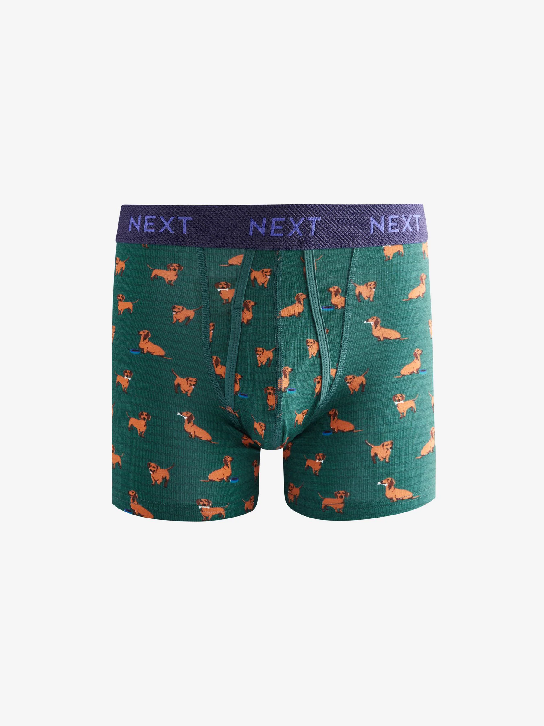 Hondenpatroon - 8 Boxershorts zonder plooi