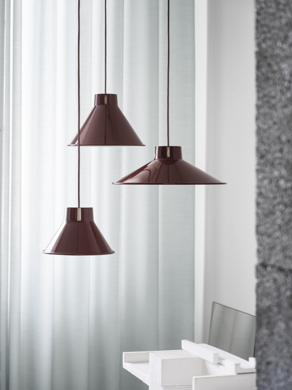 Muuto Top hanglamp Ø36 dieprood
