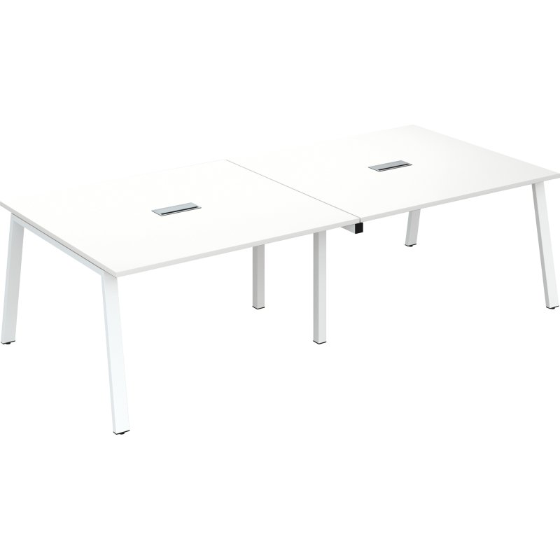 Extension table de réunion modulable ECLA L 140 x P 126 piétement métal