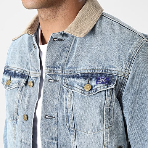 Veste Jean Vintage Highwayman Trucker M5011381A Bleu Wash