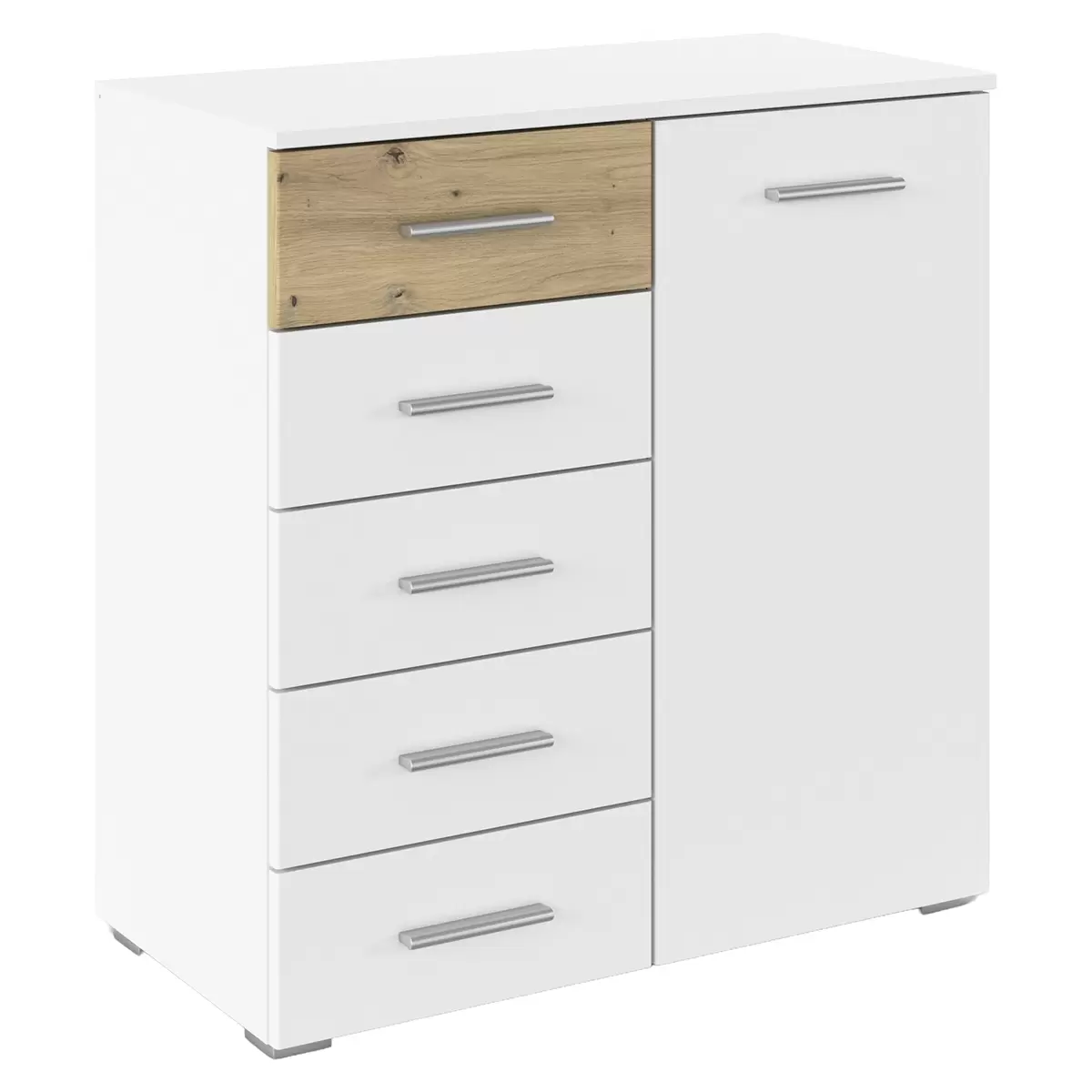 Kommode Foster       Best Price Artisan Eiche,weiss