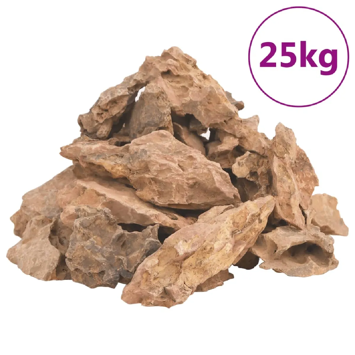 vidaXL Pierres à Lave 25 kg