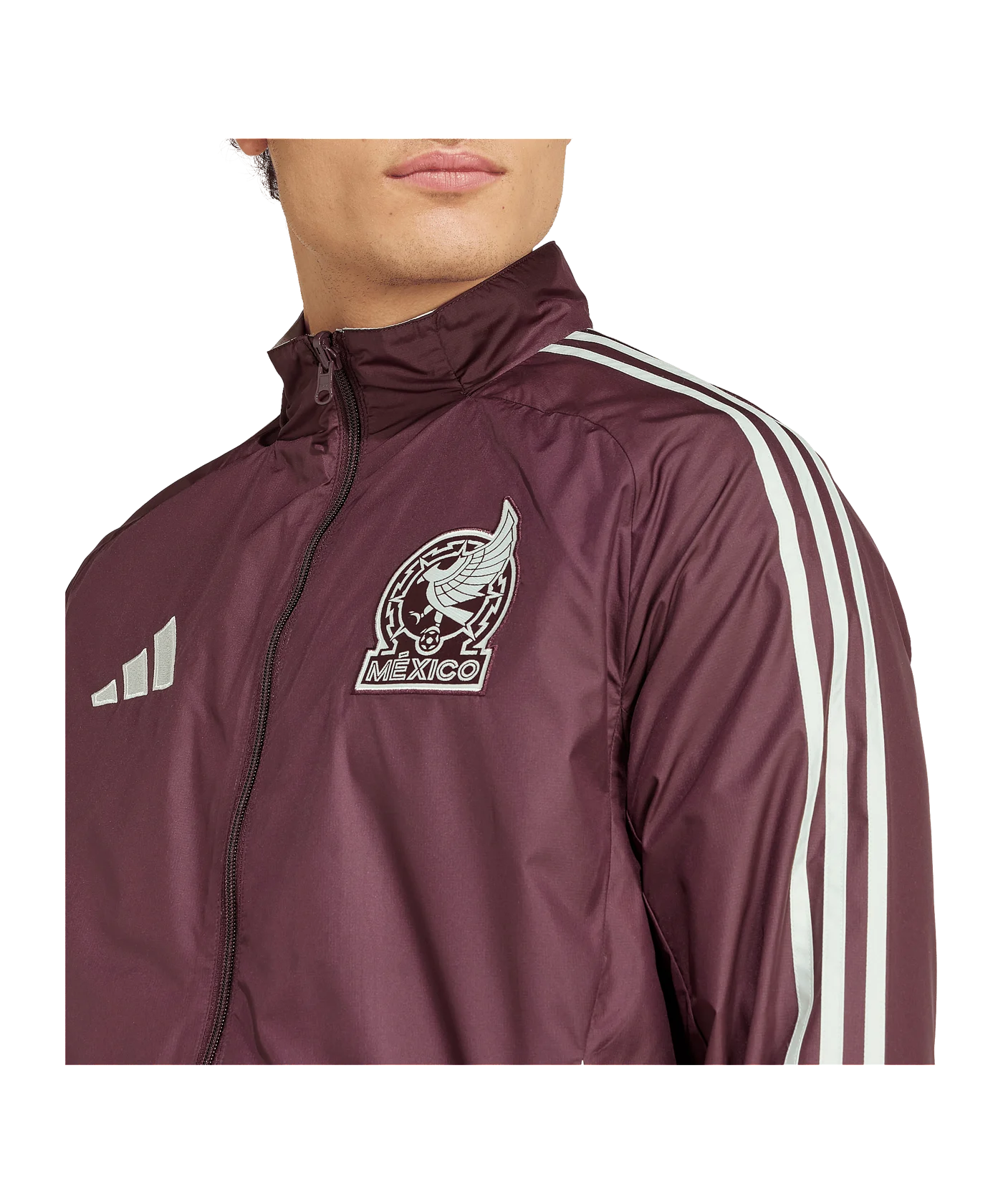 adidas Mexico Anthem Jacke Rot