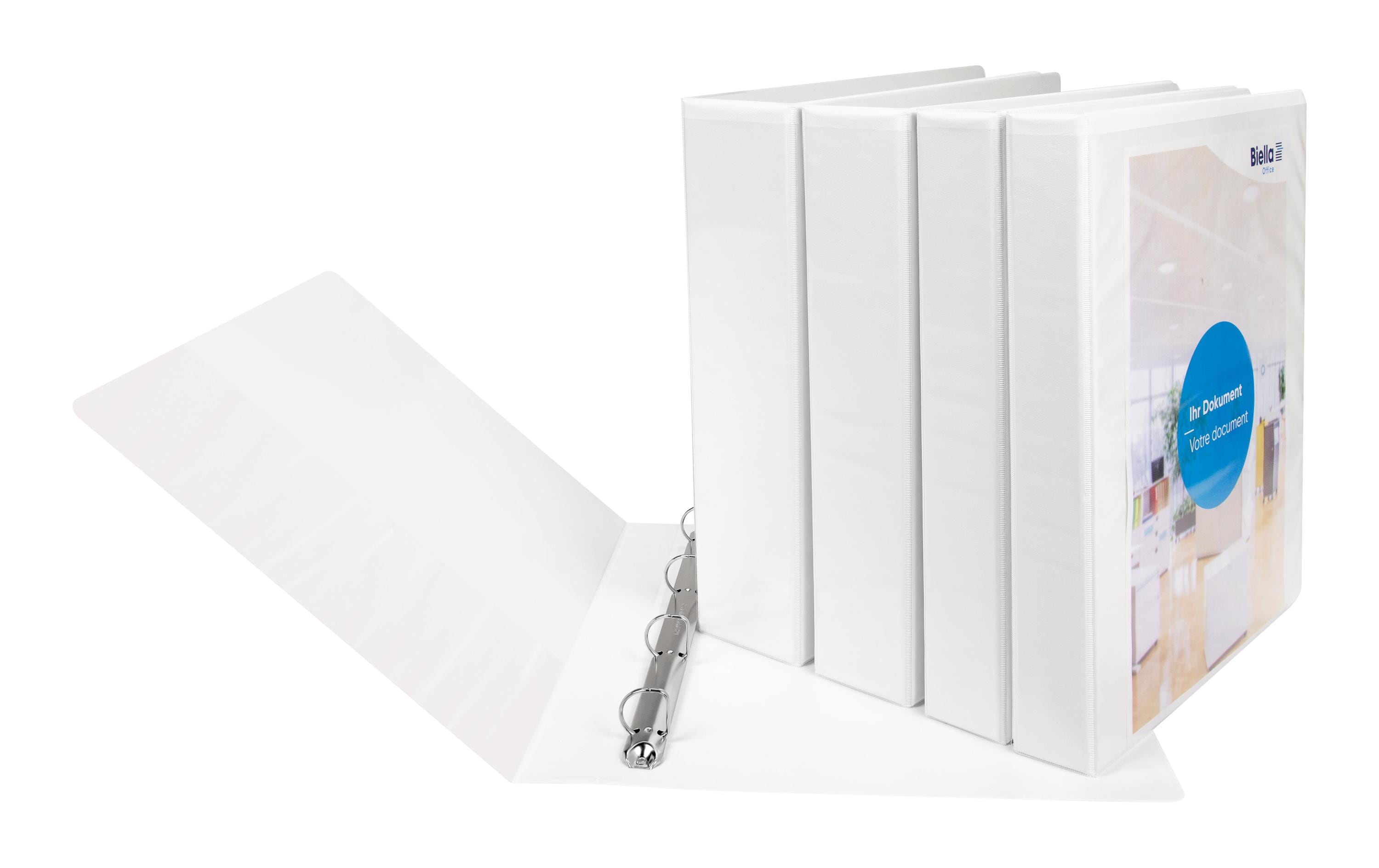 Zeigebuch Creative XL 3.5 cm 4 Ringe, WeissZeigebuch Creative PP XL 3.5 cm