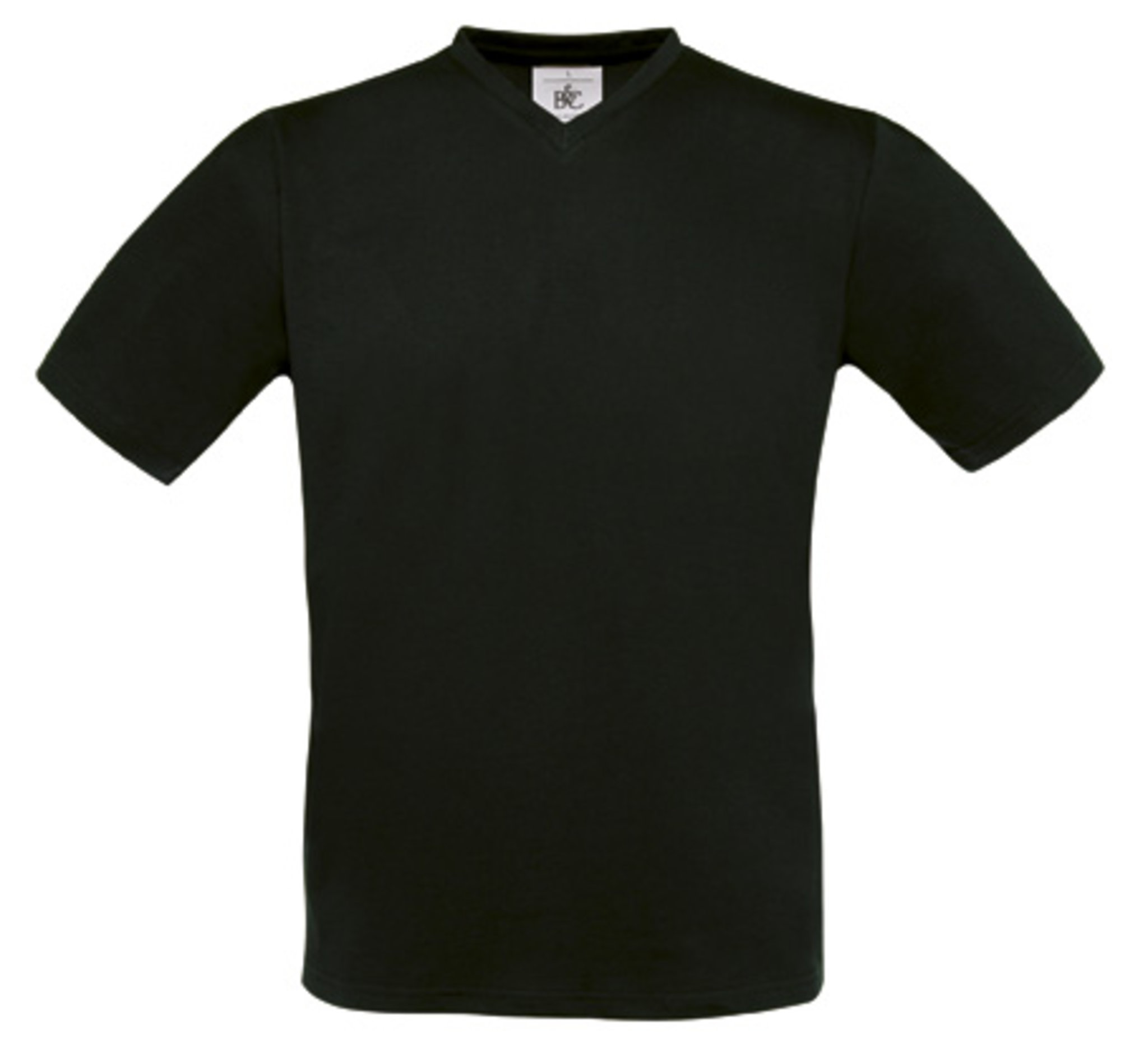 B&C Collection BA108 - T-shirt Col V Double Épaisseur Confort