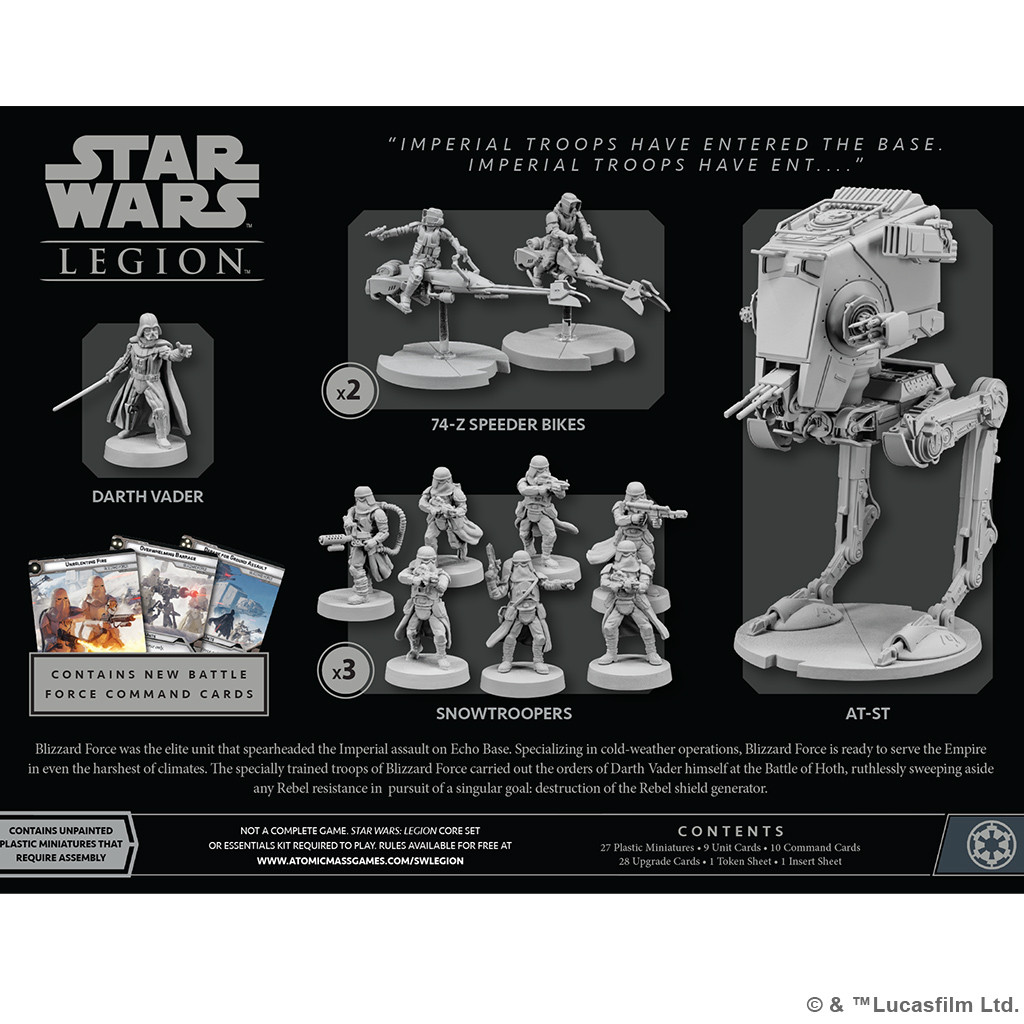 Star Wars : Légion - Boîte de forces d'armée - Force Blizzard