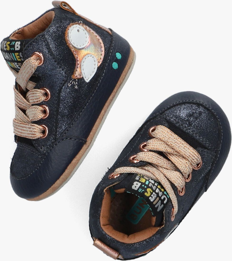BUNNIESJR blauwe bunniesjr babyschoenen zusje zacht