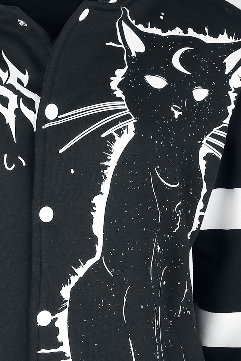 Veste Teddy Moon Kitty | Heartless Veste Varsity