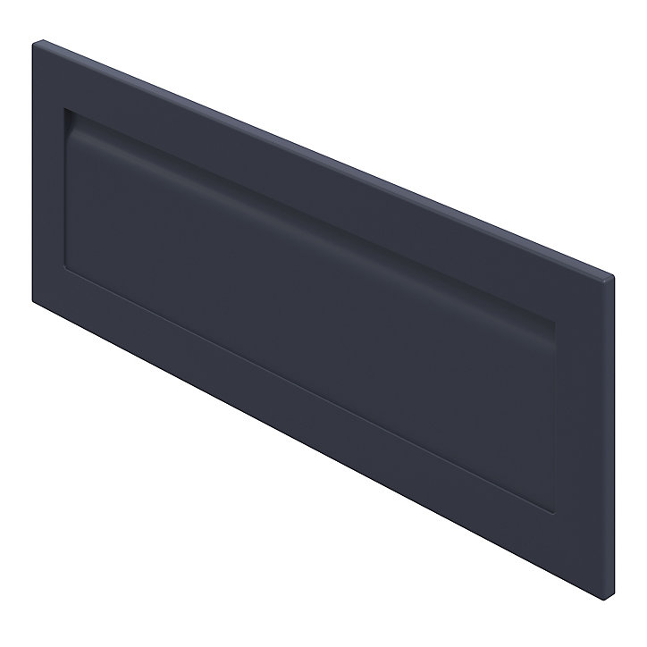 Façade de cuisine sous-hotte / casserolier Garcinia bleu mat l. 100 cm GoodHome