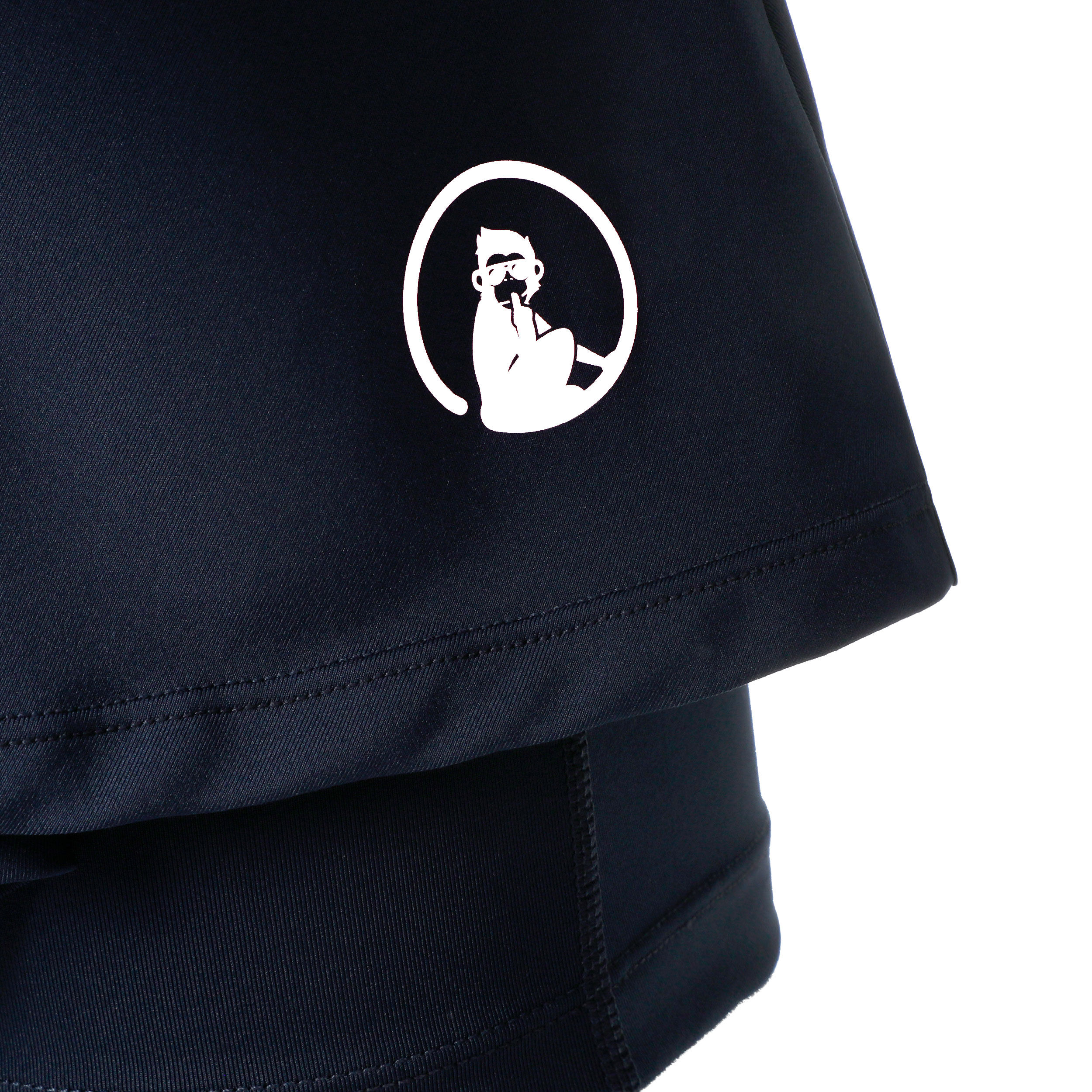 Quiet Please Bounce Jupe Filles - Bleu Foncé , Blanc