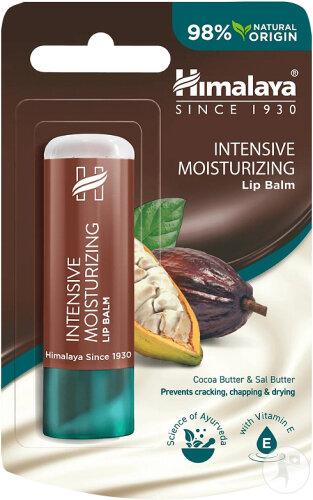 Himalaya Herbals Baume Lèvres Hydratation Intensive Au Beurre De Cacao 4,5g