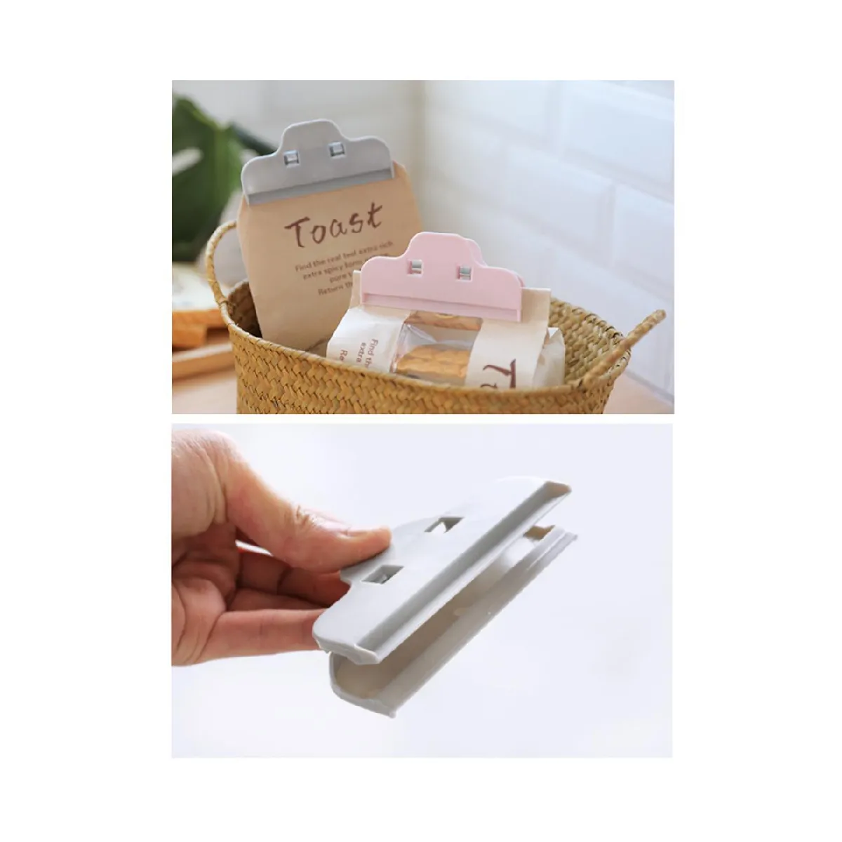 Clips étanchéité alimentaire 3 pcs
